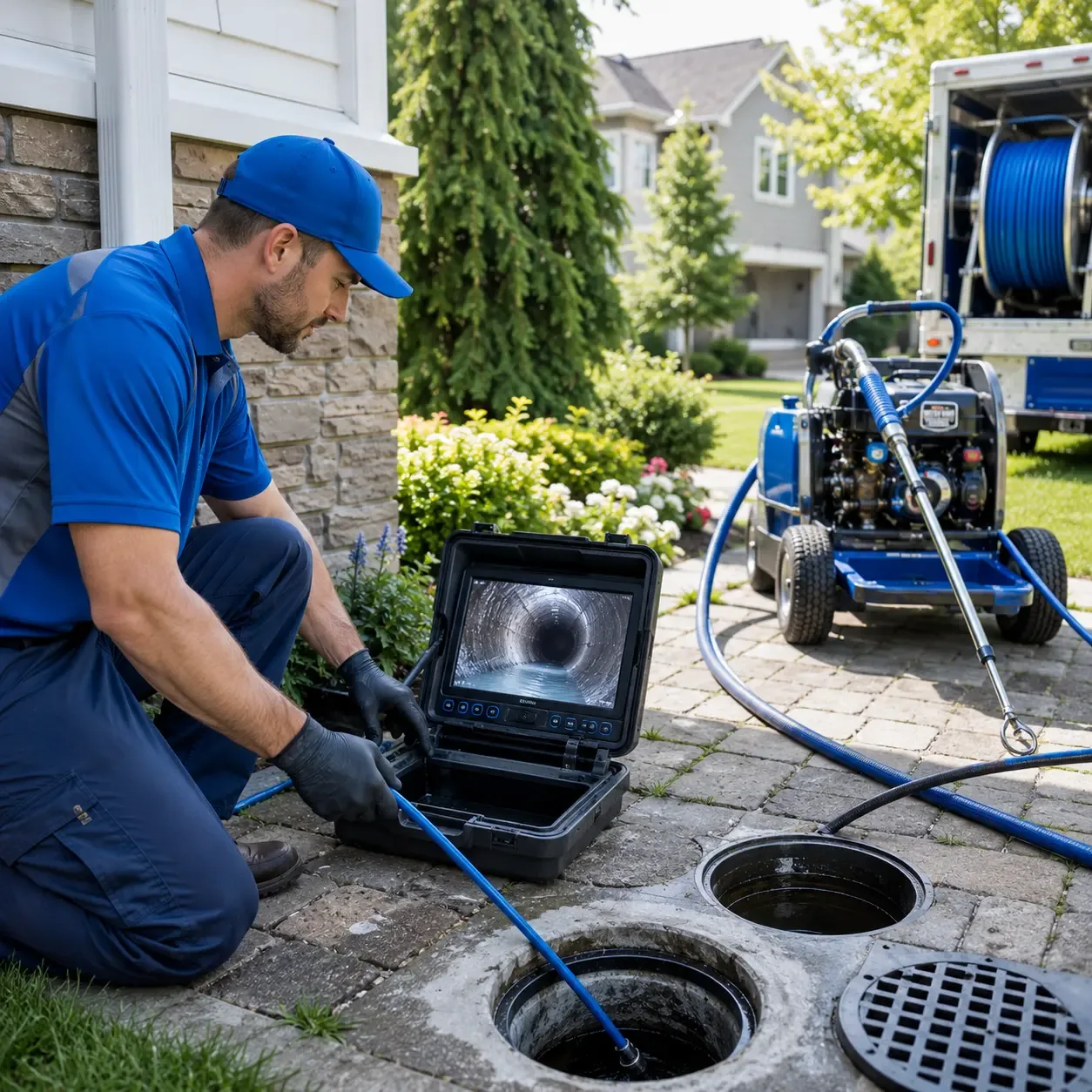 Outdoor drain cleaning professionals serving Athens, LA
